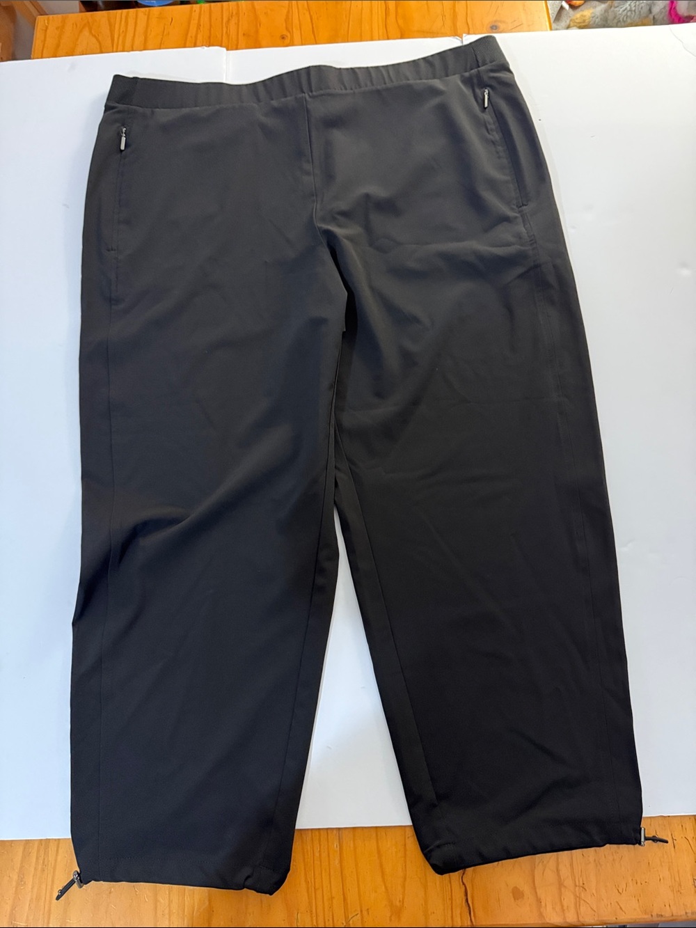 Black Stretch Active Pants